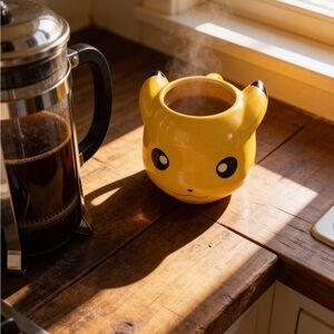 Pikachu Yellow Character Mug